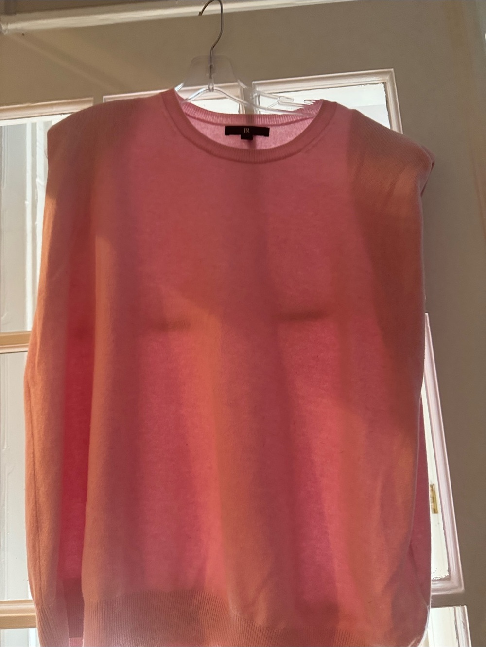 Banana Republic Pink Crewneck Cashmere Top- XL
